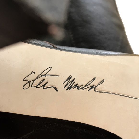 STEVE MADDEN "HEIDII" LEATHER KNEE HIGH BOOTS SIZE 8B - Picture 5 of 6